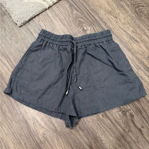 Zara High Waist Dark Gray Shorts